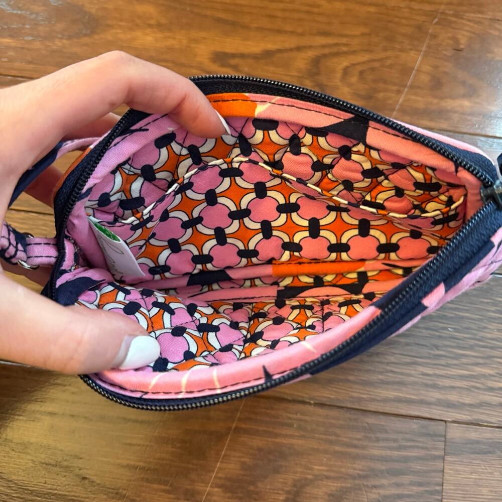 Vera Bradley Flora Mini Hand Bag Wallet - Picture 3 of 5